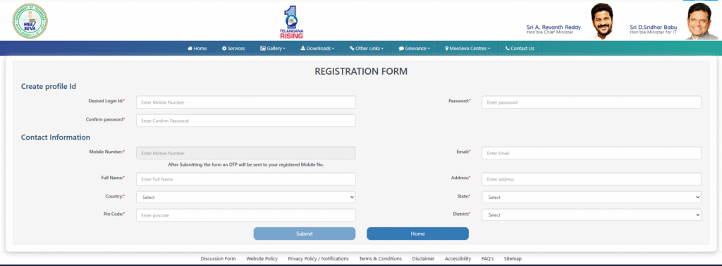 Meeseva Telangana